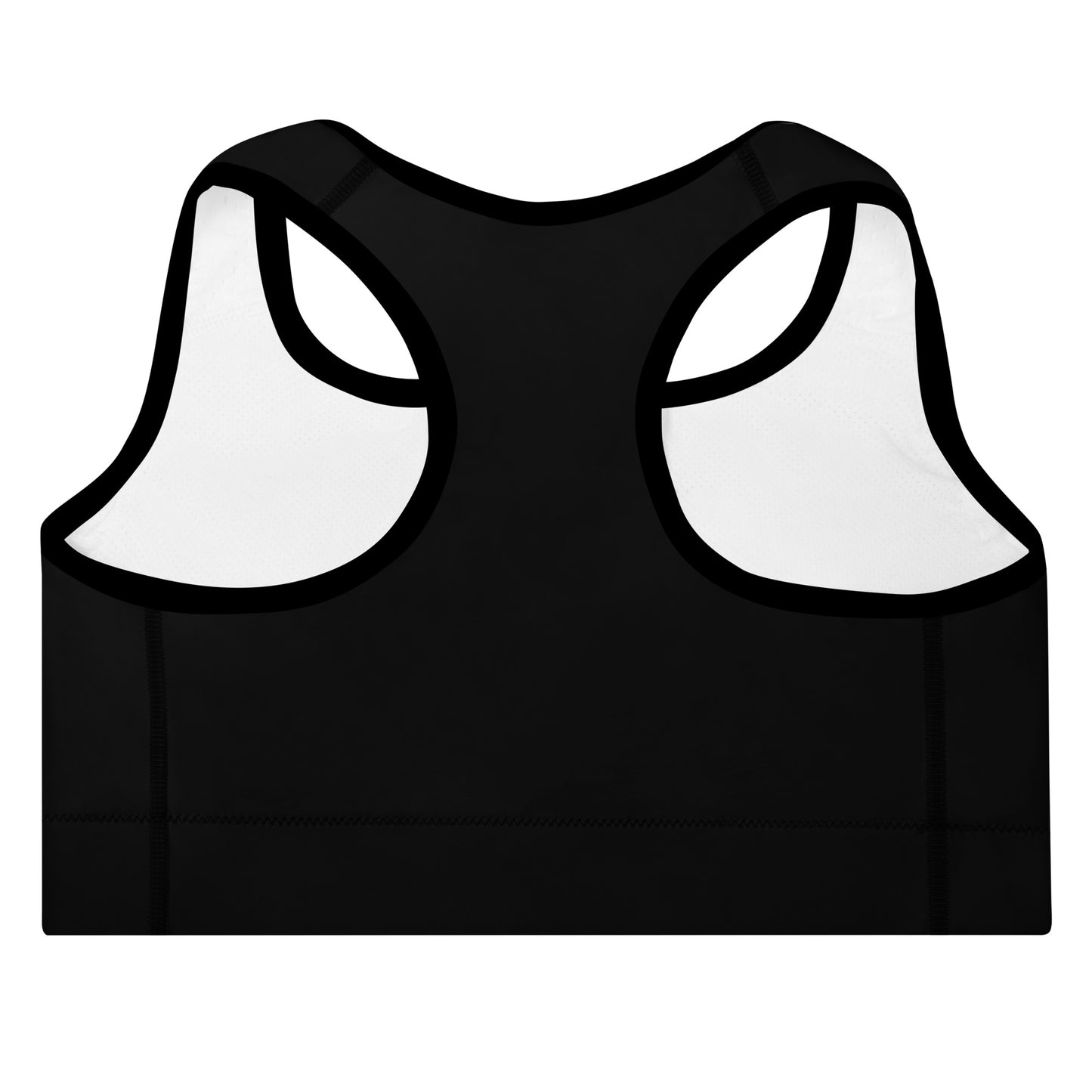 Padded Sports Bra (Black)