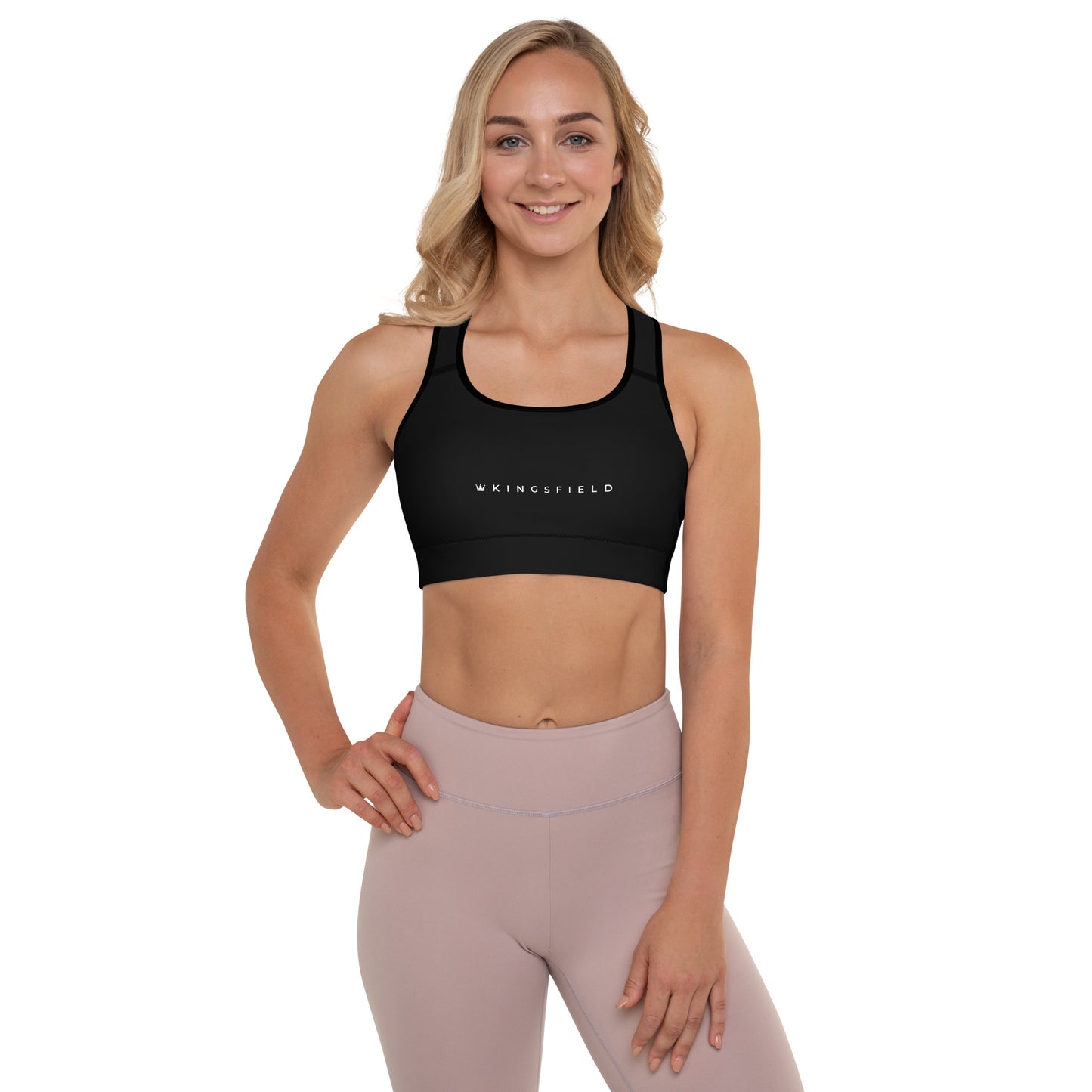 Padded Sports Bra (Black)