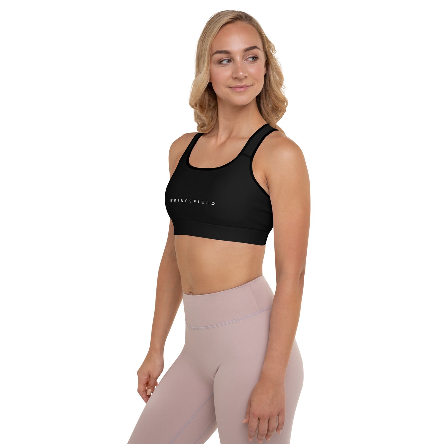 Padded Sports Bra (Black)