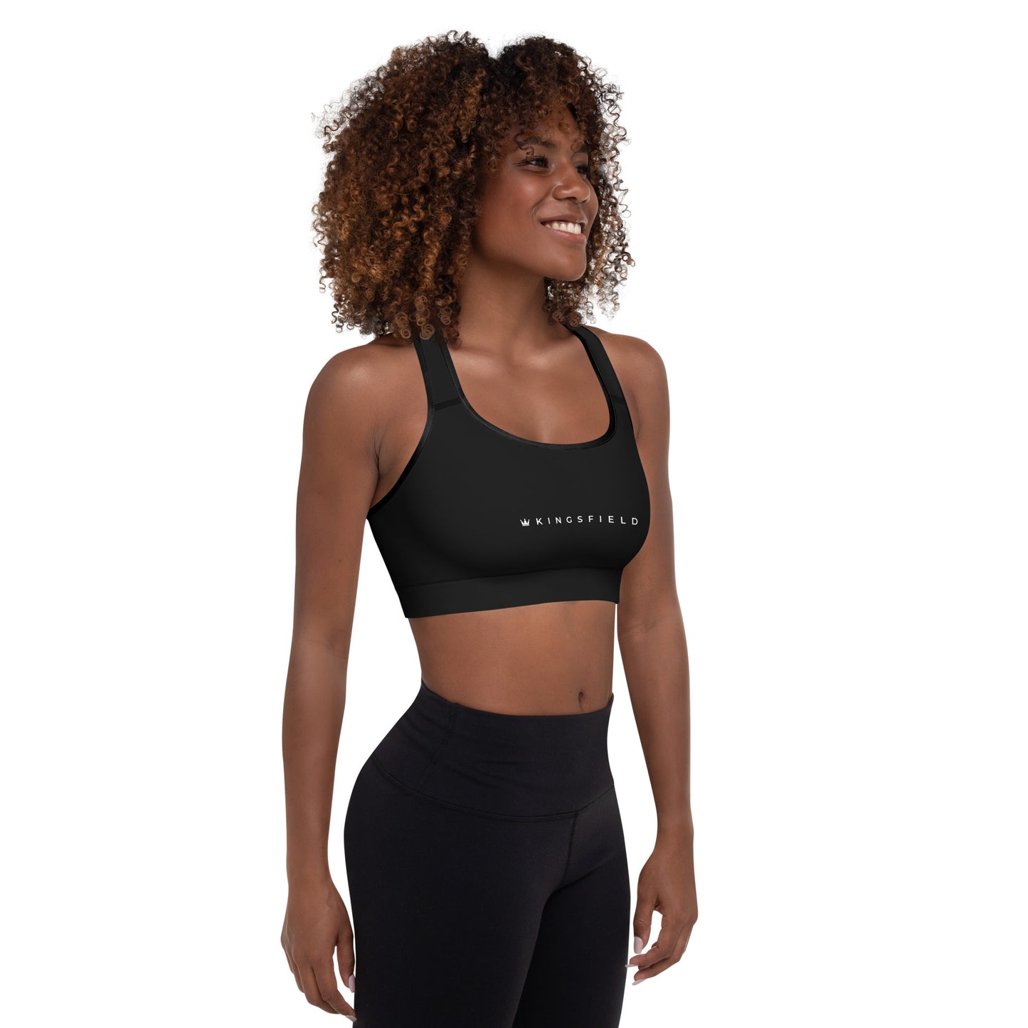 Padded Sports Bra (Black)